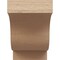 Ekena Millwork 4in. W x 6in. H x 12in. L Newport Woodgrain TimberThane Rafter Tail, Primed Tan RFTUR04X06X12NEWRCPR - alternate 3